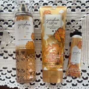 Bath and Body Works Gingham Glow Set